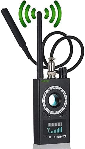 1 2 Bug Detector for Hidden Spy Camera,Anti Spy Detector,Wireless Bug Detector, Hidden Device Scanner for Bug GPS Tracker Privacy Scanner Finder