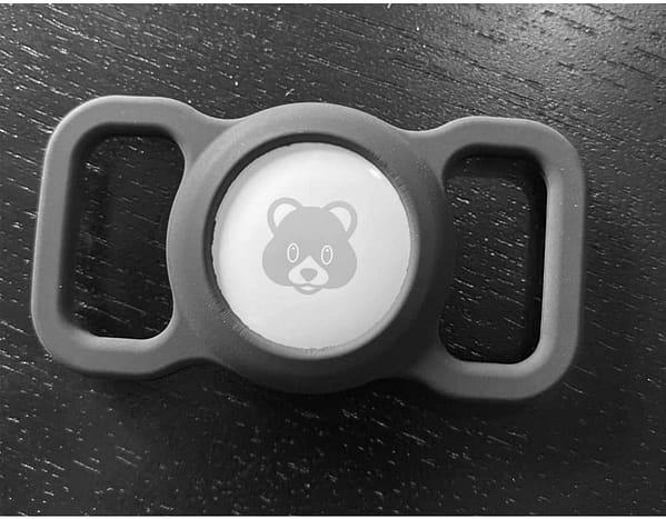2 Pack Dog Collar Holder for AirTag, Pet AirTag Protector Cover for Dog Cat