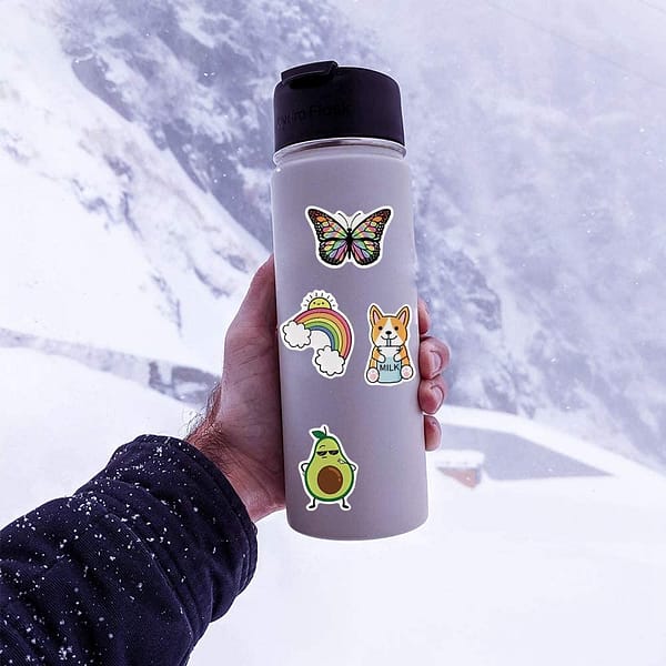 100-Pack Cute Stickers Aesthetic for Kids Adult Teen Girly Fashion Kawaii Stickers Decals for Car Laptop Water Bottles Skateboard Computer Phone Guitar Hydroflask iPad Luggage Scooter Room Graffiti Decor