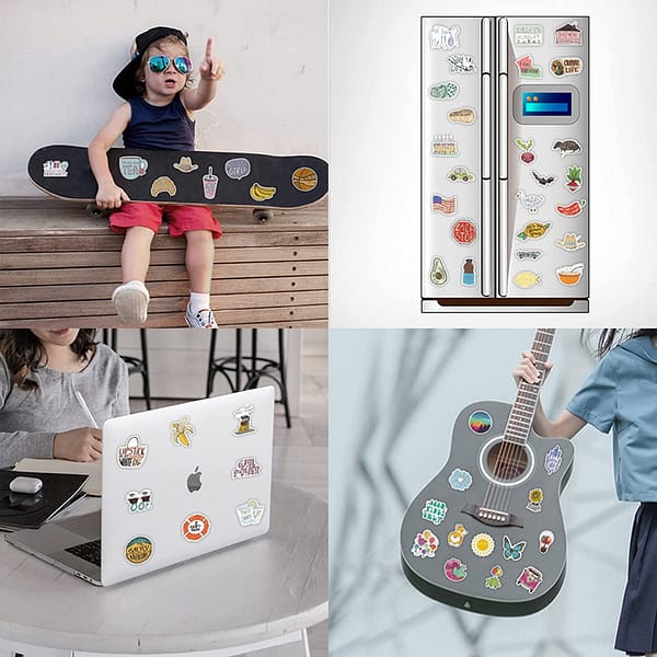 100-Pack Cute Stickers Aesthetic for Kids Adult Teen Girly Fashion Kawaii Stickers Decals for Car Laptop Water Bottles Skateboard Computer Phone Guitar Hydroflask iPad Luggage Scooter Room Graffiti Decor