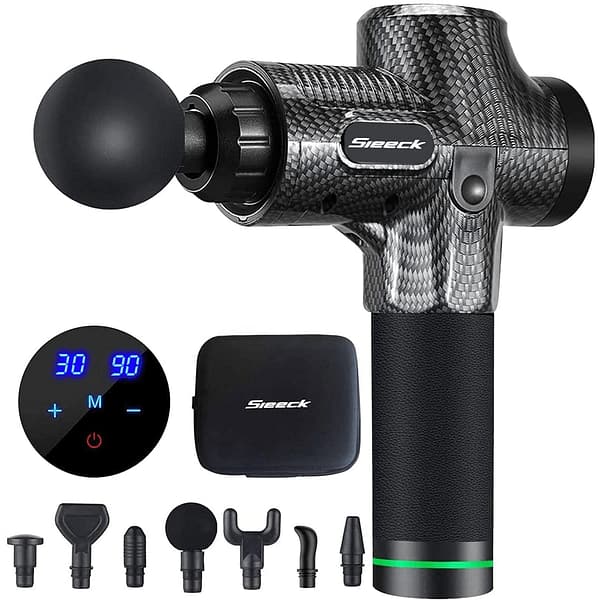 Massage Gun, Massage Gun Deep Tissue,Upgrade Percussion Muscle Massage Gun for Athletes, Handheld Deep Tissue Massager, Handheld Massager for Neck Back Pain Relief