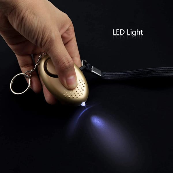 Personal Alarm for Women, 5 Pack 140DB Personal Siren with LED Lights, Keychain Alarm Emergency Personal Panic Alarm for Children, Elderly Security Alarm, Self Defense Electronic Device
